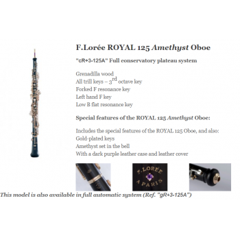 KÈN Loree - Instruments - Oboes - F Lorée ROYAL 125 Amethyst Oboe